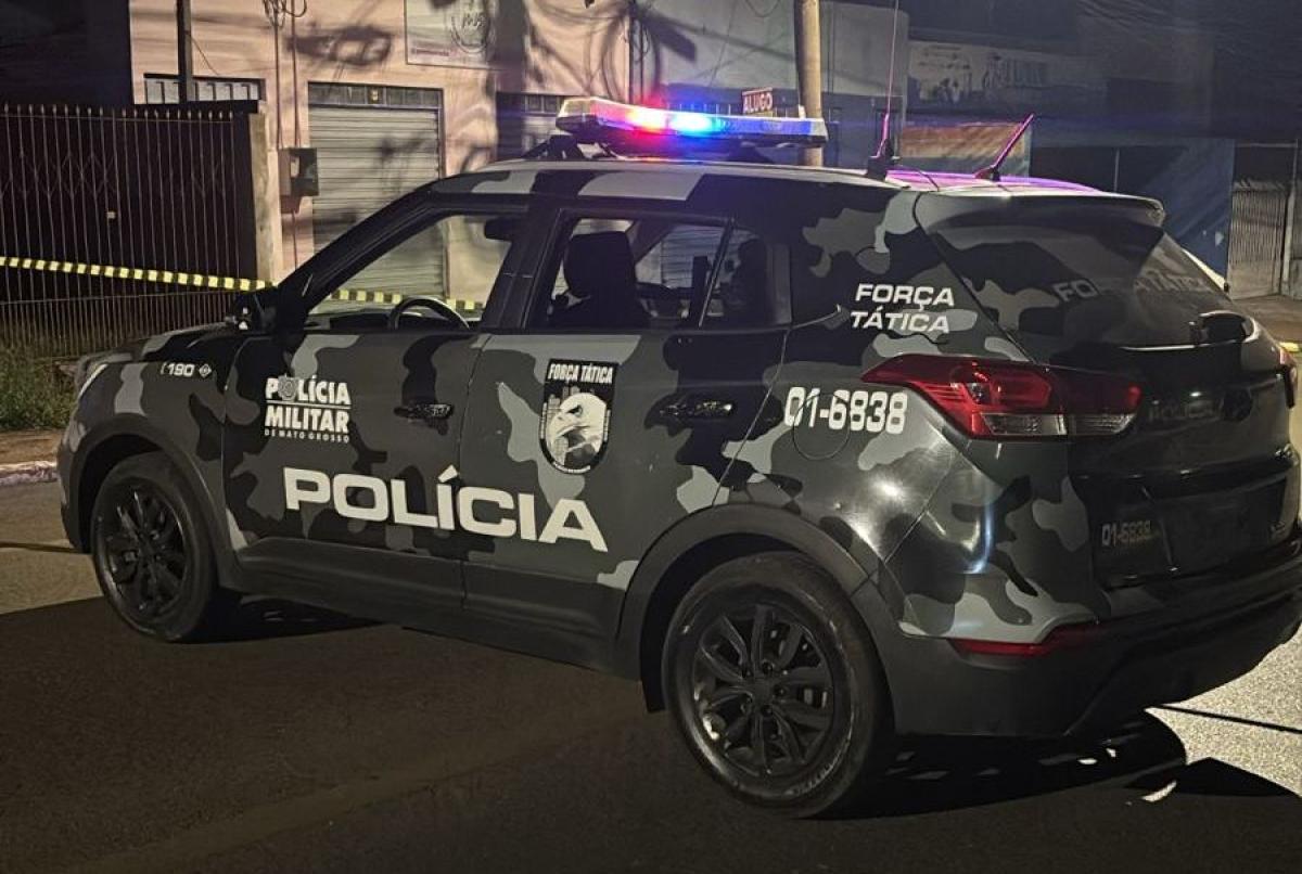 Viatura da Força Tática da PM de Mato Grosso