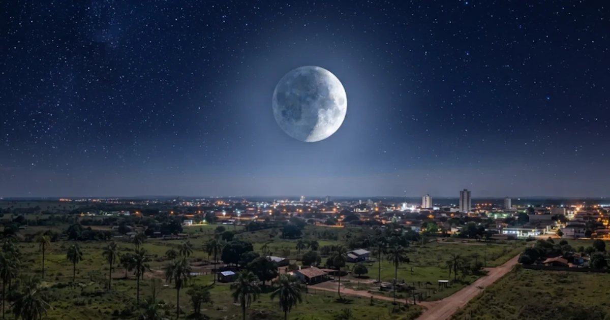 Como está a Lua hoje?