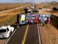 Após show em Mato Grosso, ônibus de cantor se envolve em colisão com duas carretas na MT-130 (vídeo)