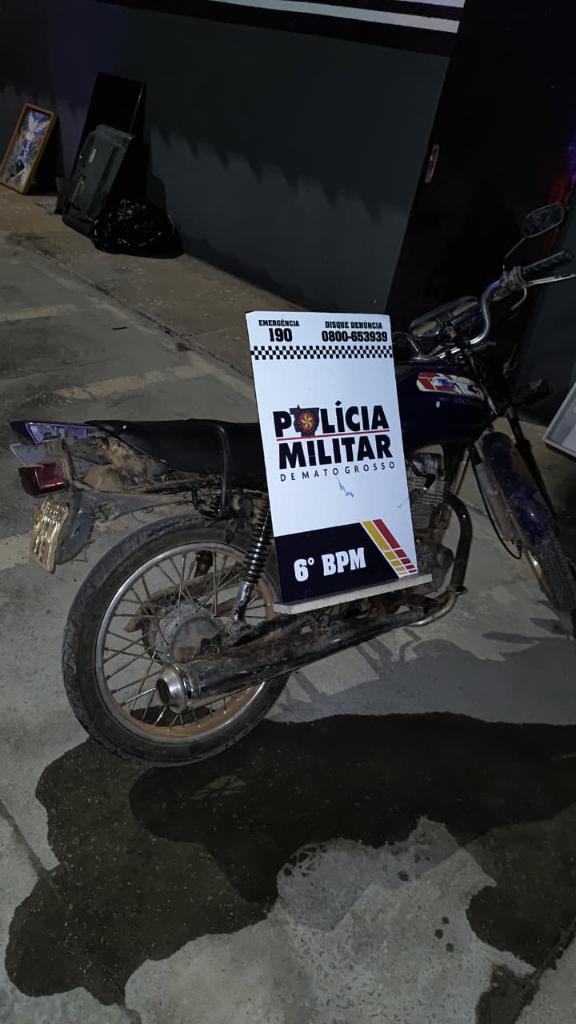 Moto apreendida