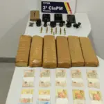 PM prende três suspeitos por tráfico de drogas em Poxoréu