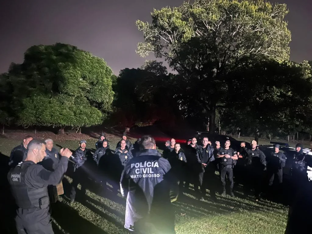 Operação Vigília: Polícia Civil cumpre 26 mandados contra facção e asfixia tráfico de drogas em Nobres