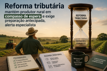 Mesmo com a aprovação das normas gerais, indefinição sobre as alíquotas e detalhes da regulamentação gera insegurança no campo e dificulta o planejamento financeiro do agronegócio.