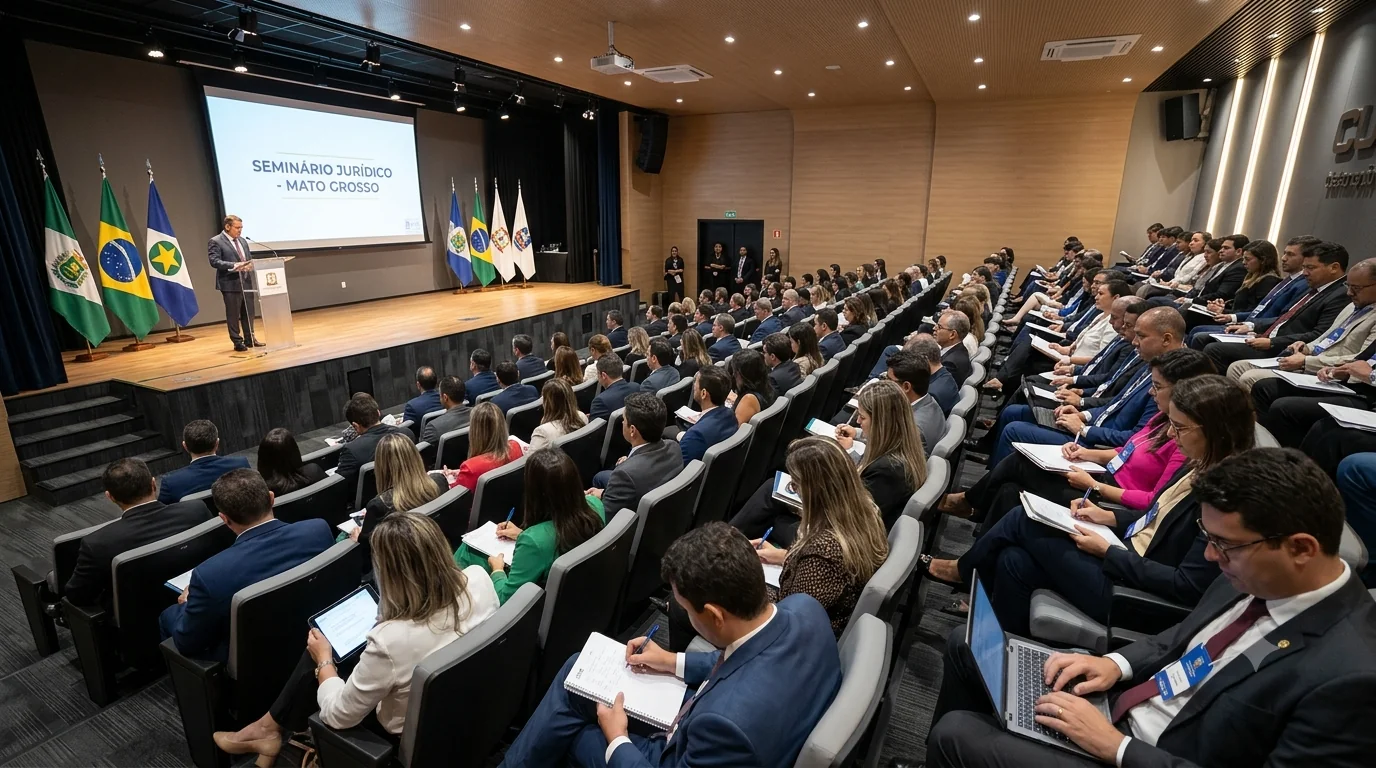 Inscrições abertas para curso sobre o Poder Judiciário em Cuiabá no dia 7 de agosto