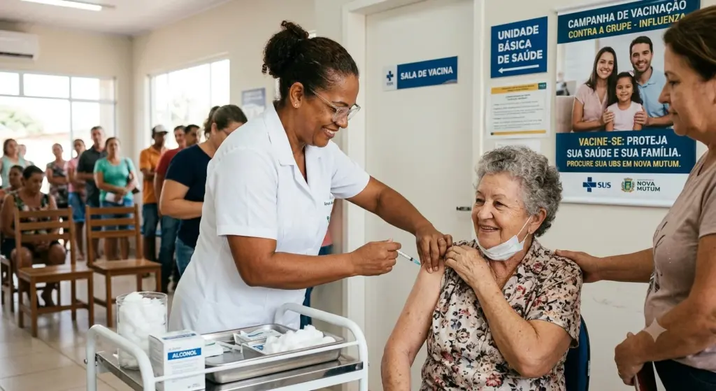 Nova Mutum mantém vacinação contra gripe para grupos prioritários