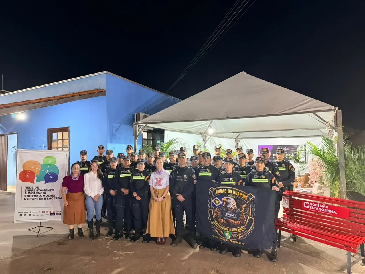 Rede de Enfrentamento à Violência Doméstica realiza ações de conscientização e acolhimento na 32ª Expoeste em Pontes e Lacerda