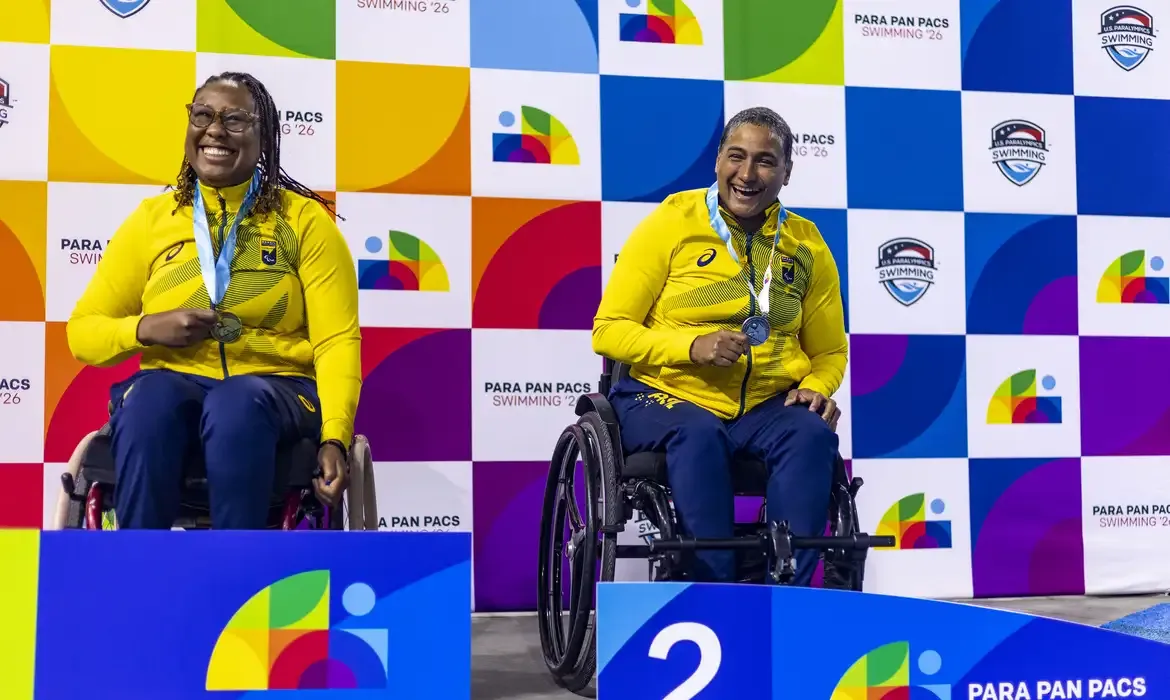 Brasil estreia com medalhas no Parapan-Pacífico de natação