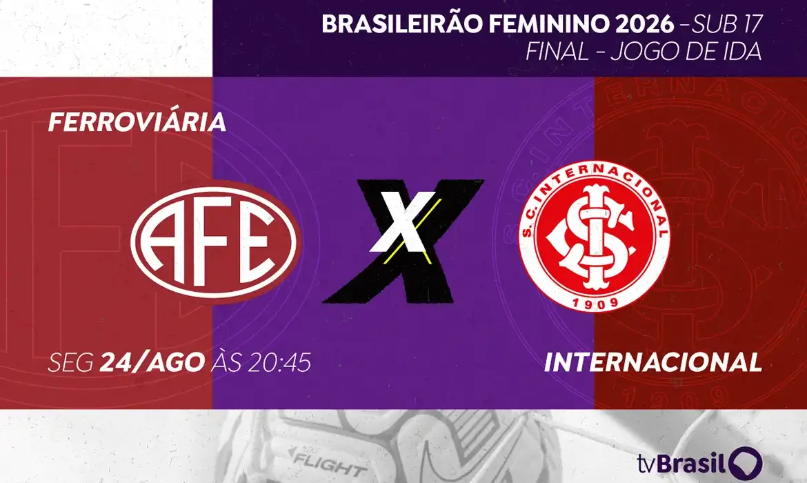 Ferroviária enfrenta o Internacional na final sub-17