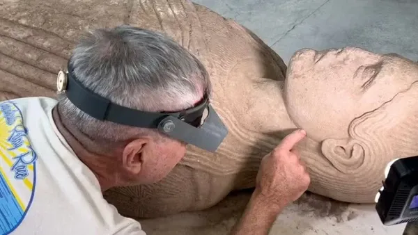 Estátua de 2.500 anos é achada em Sardis