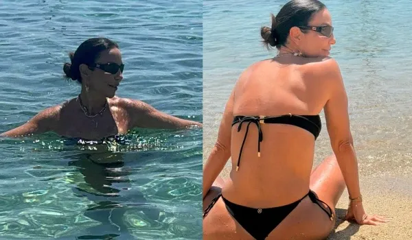 Ivete curte praias da Grécia durante viagem pela Europa