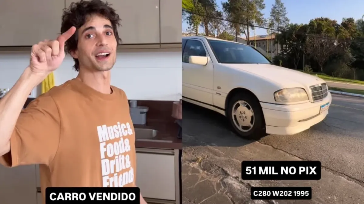 Fiuk vende Mercedes por R$ 51 mil em duas horas