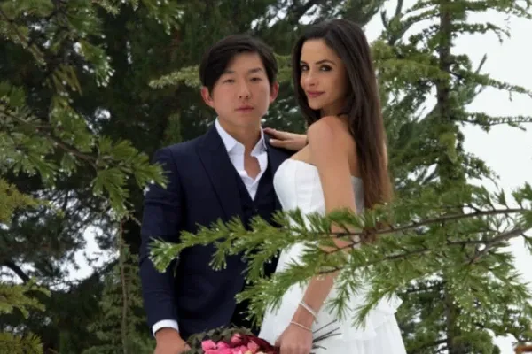 Casamento de Pyong Lee e Natália Nasser tem neve