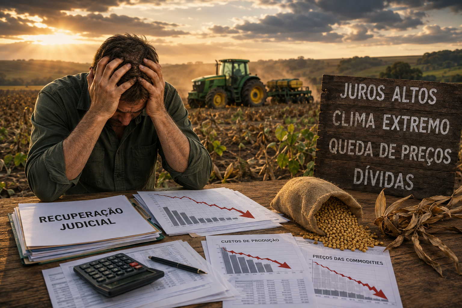 Recuperação Judicial Cresce Entre Pequenos Produtores em Meio à Crise do Agronegócio