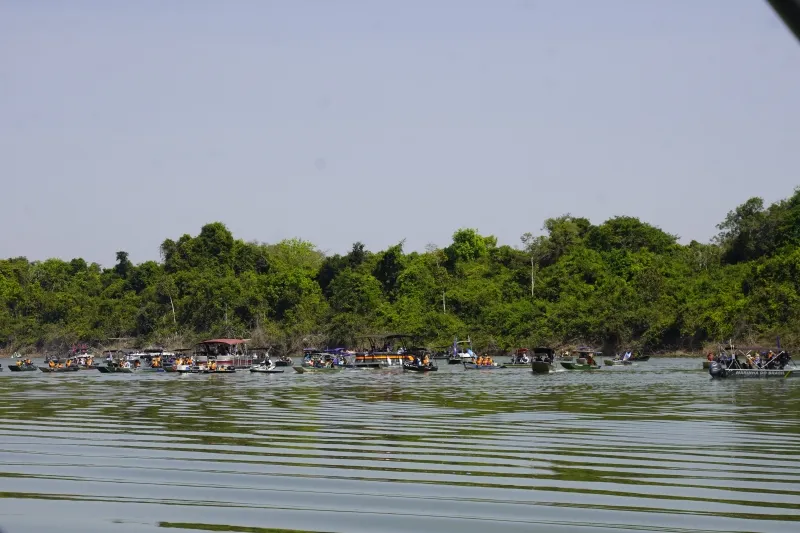 Romaria nas Águas do Rio Teles Pires.