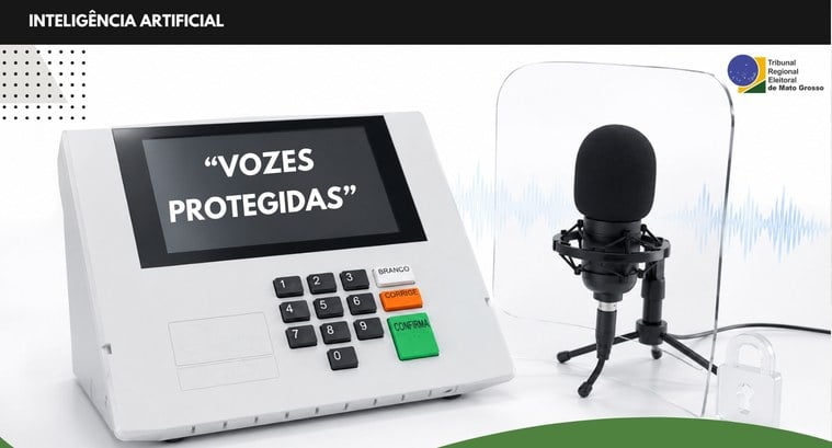 TRE MT cria proteção contra clonagem de voz nas eleições de 2026