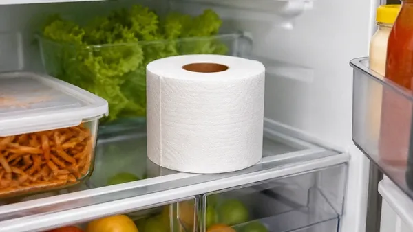 Geladeira com papel higiênico: entenda o truque
