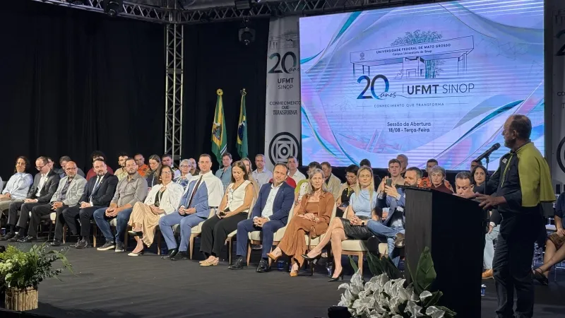 UFMT celebra 20 anos do Campus de Sinop com solenidade e semana de mostras acadêmicas
