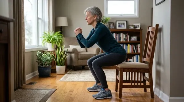 Força: 4 exercícios para idosos fazerem em casa