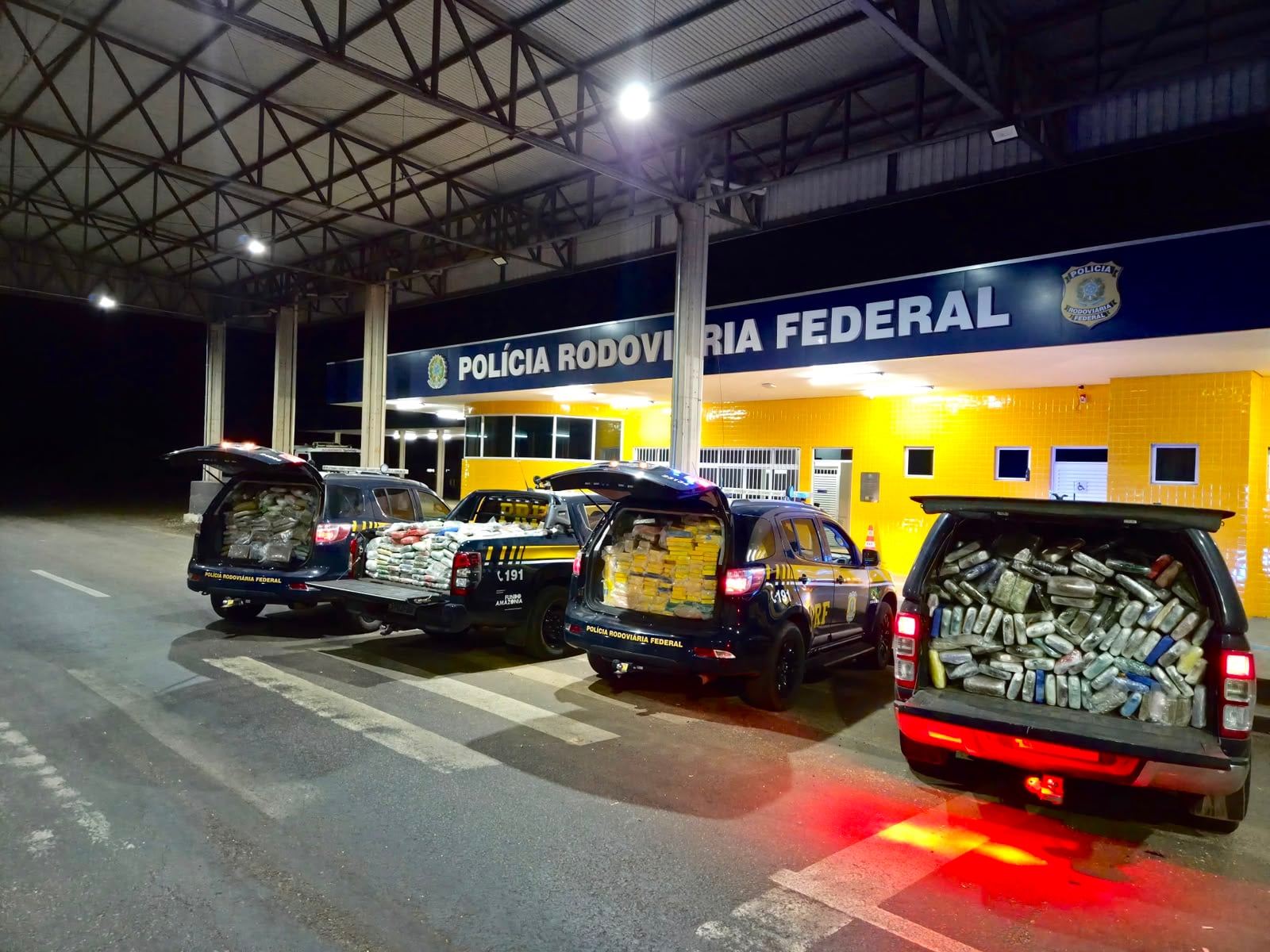 PRF realiza maior apreensão de drogas dos últimos anos em Mato Grosso e intercepta mais de 2,4 toneladas na BR-070