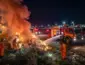 Corpo de Bombeiros combate incêndio em área de vegetação no Parque Urbano Recanto do Sol em Campo Verde