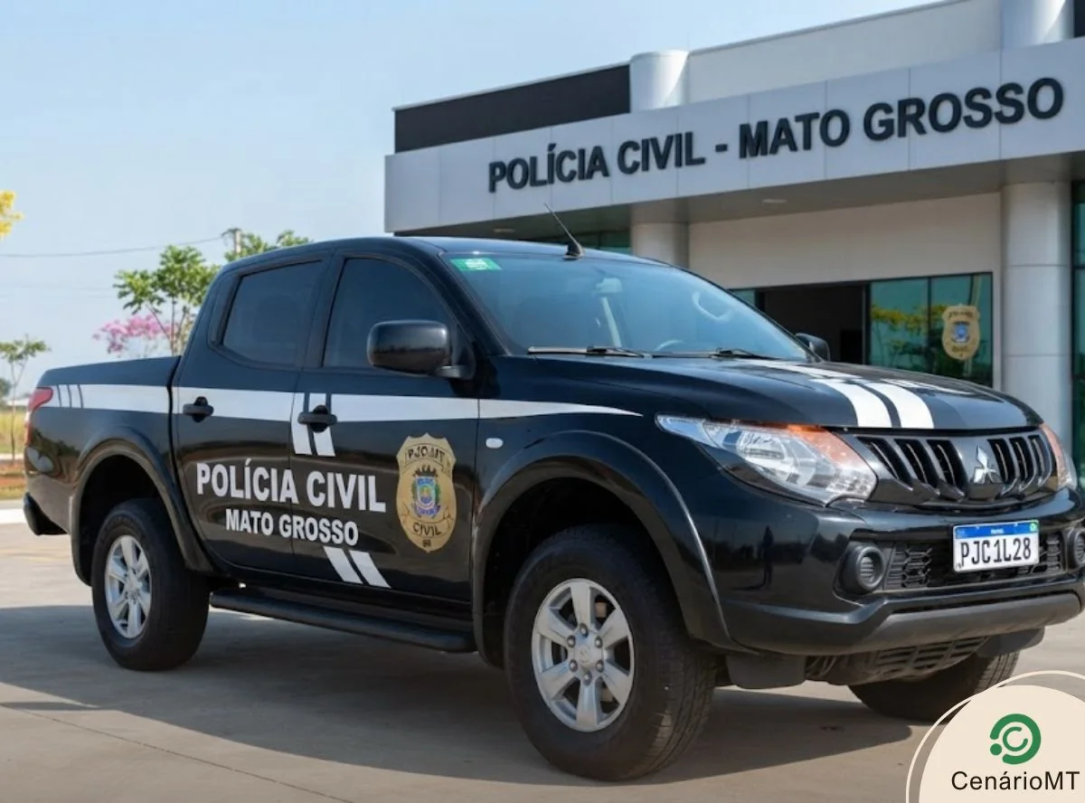Polícia Civil cumpre mandado em Lucas do Rio Verde durante Operação Orfeu contra golpes de doação falsa usando nome do Unicef