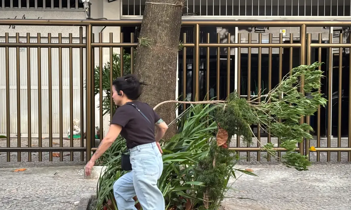 Ventos fortes de até 75,9 km/h atingem o Rio neste domingo