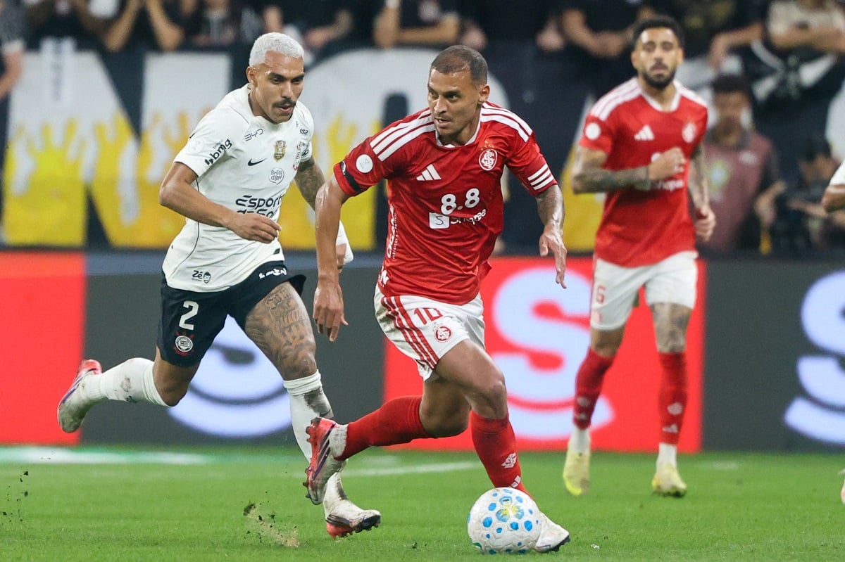 Lance de Corinthians x Internacional. Imagem: Ricardo Duarte/SCI