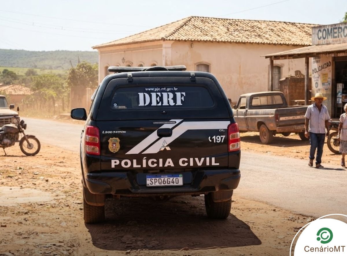 Viatura da DERF da polícia civil