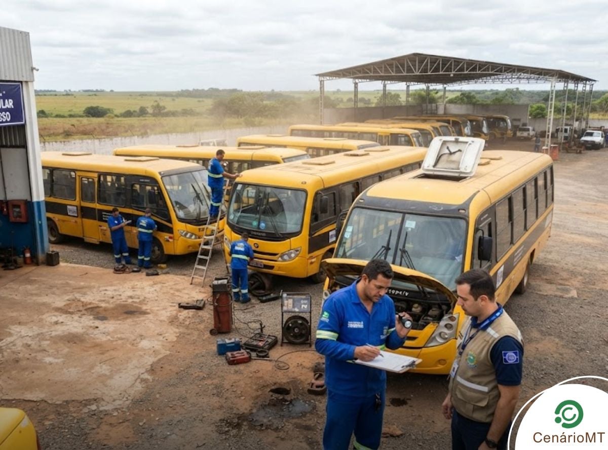 Inspeção de ônibus