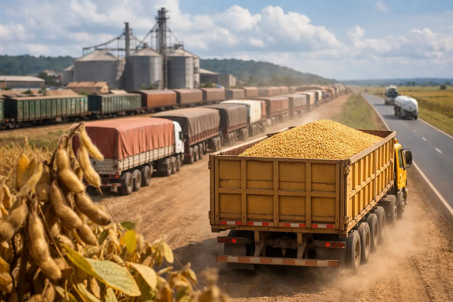 Logística da soja em Mato Grosso e o nó do frete