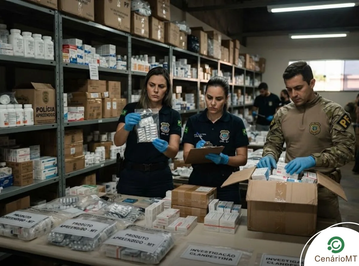 Polícia Civil prende homem em flagrante com medicamentos irregulares e sem registro da Anvisa em Rosário Oeste