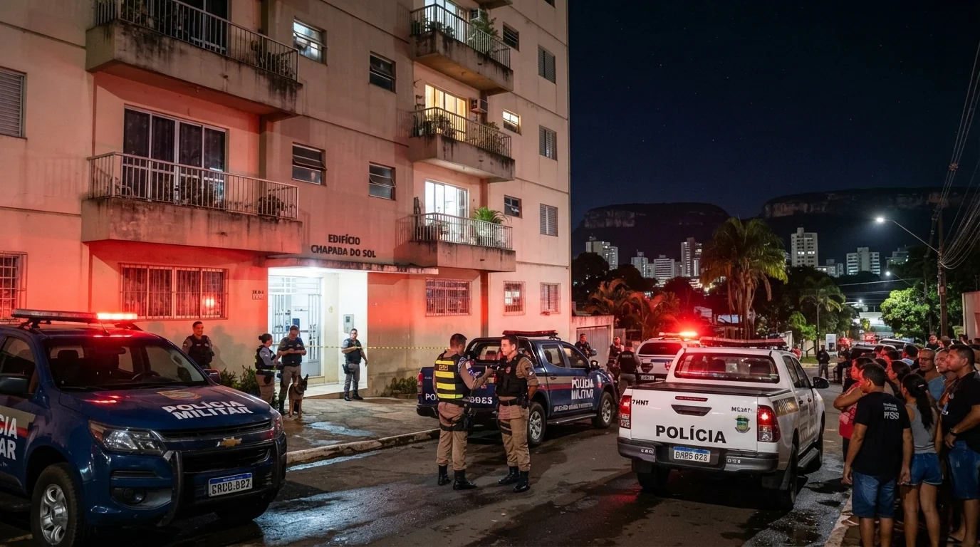 Homem de 29 anos é preso após agredir o pai idoso, danificar carro e depredar prédio em Cuiabá