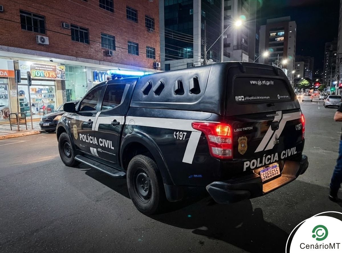 L200 Triton da polícia civil de Mato Grosso