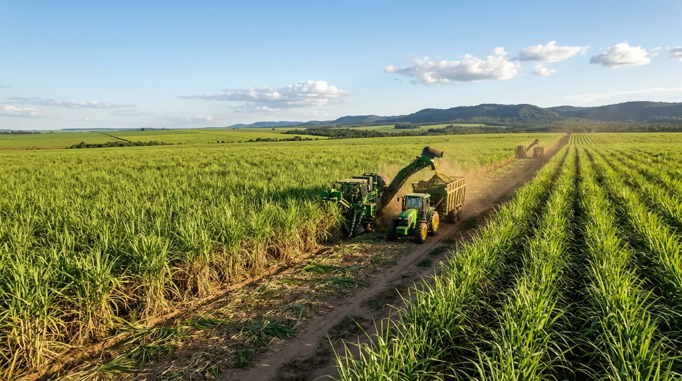 Plantação de Cana de Açúcar