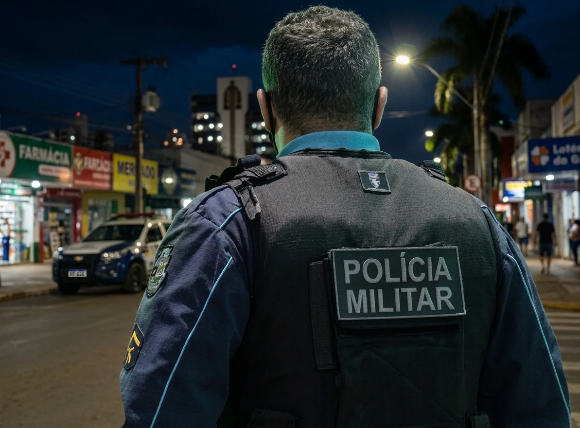 Polícia Militar prende dupla ligada a facção com quatro armas e drogas após perseguição em Barra do Garças