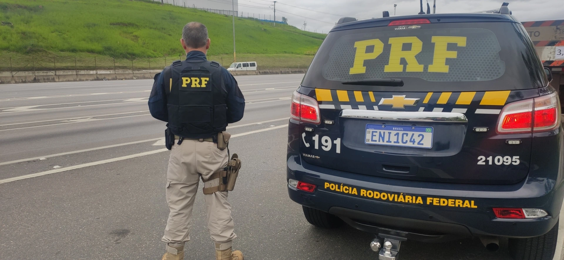 PRF confirma capotamento de viatura na BR-174 em Pontes e Lacerda