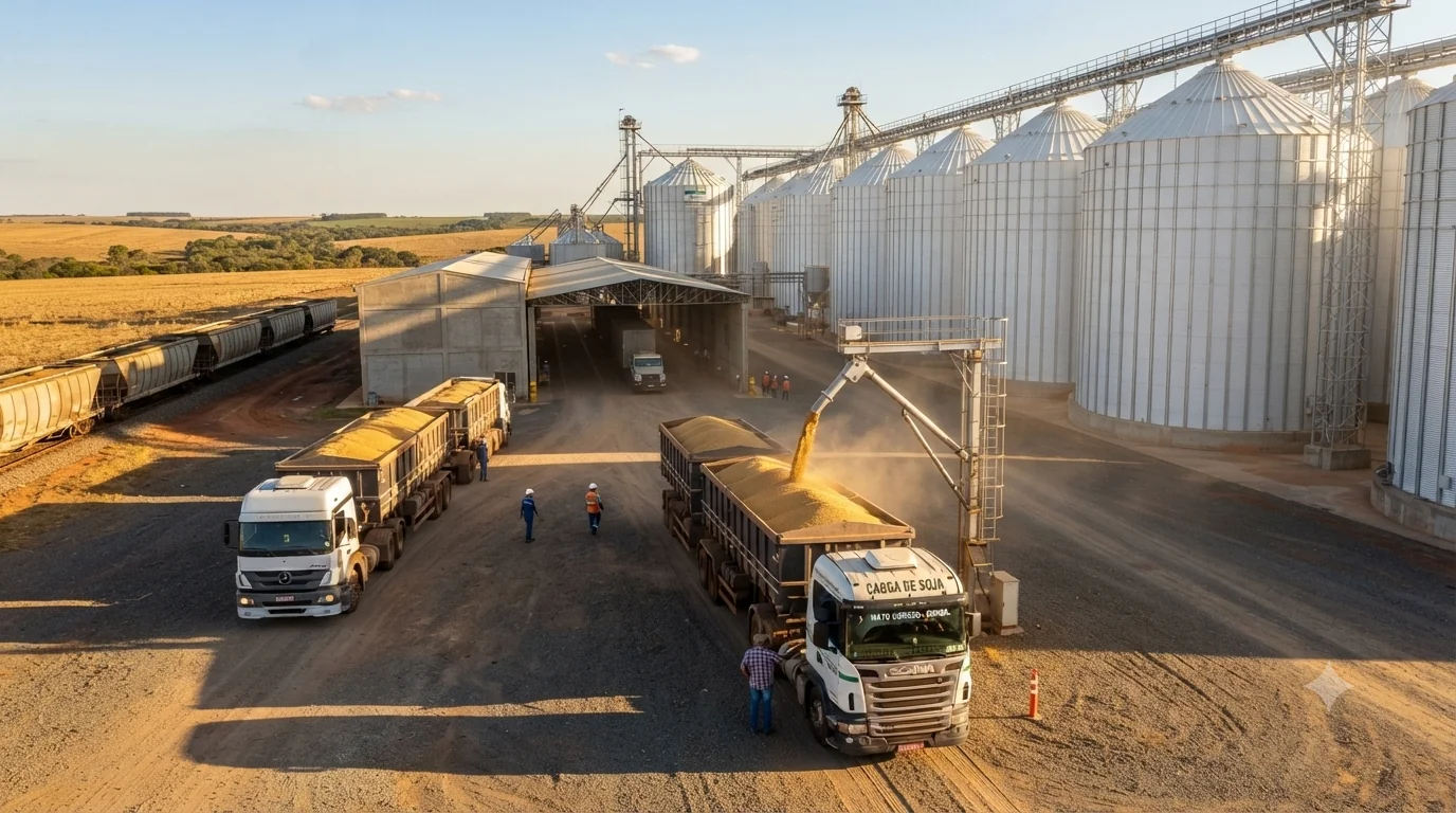 Mato Grosso lidera armazenagem de grãos no país, mas capacidade atenderá apenas 53% da safra em 2026, aponta Conab