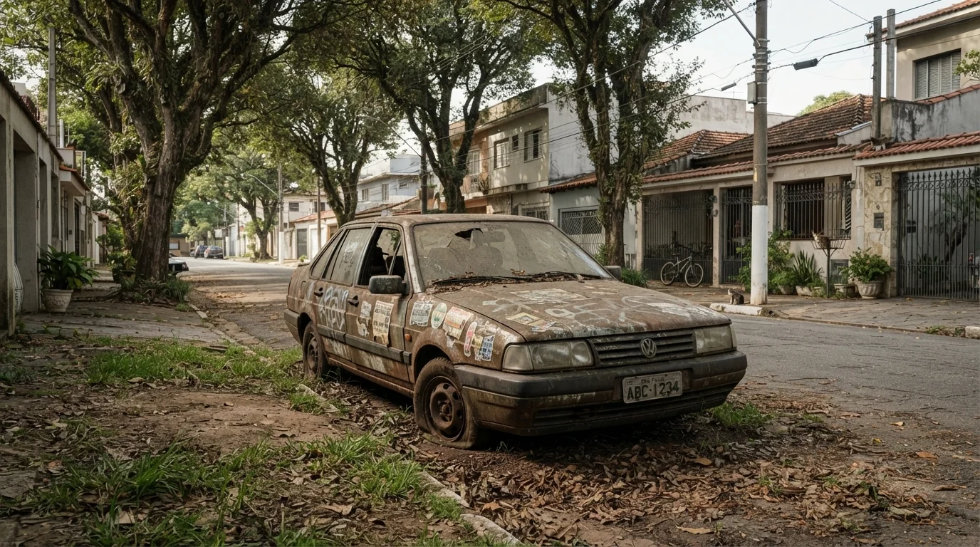 Guarda Municipal inicia Operação Limpa Rua e remove primeiro veículo abandonado em Paranatinga