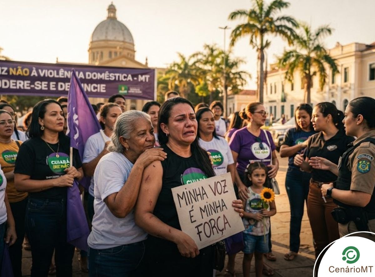 Mato Grosso registra mais de 28 mil vítimas de violência doméstica em 2026 e lança mobilização do Agosto Lilás
