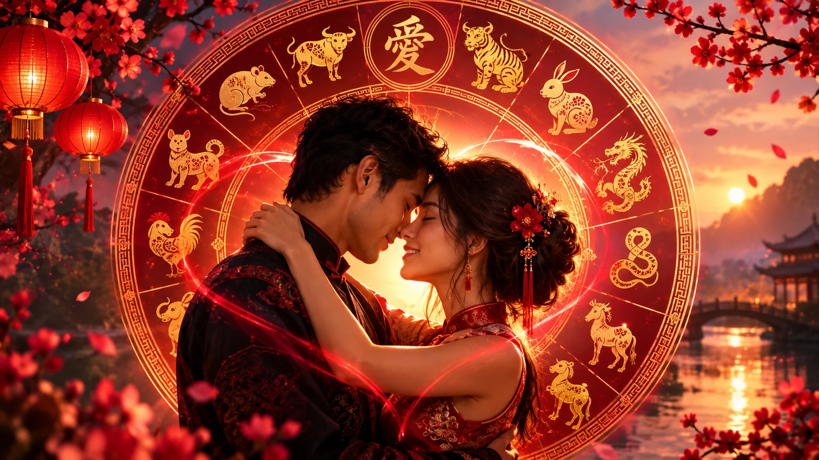 Amor sob a Roda do Zodíaco Chinês