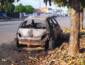 Veículo fica totalmente destruído em incêndio misterioso no Setor Industrial de Lucas do Rio Verde