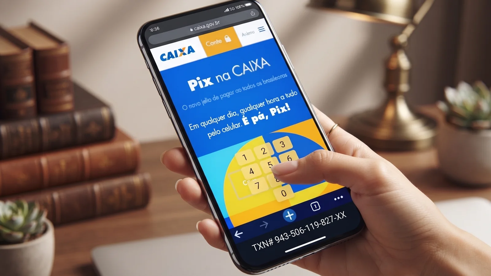 Caixa libera Pix parcelado