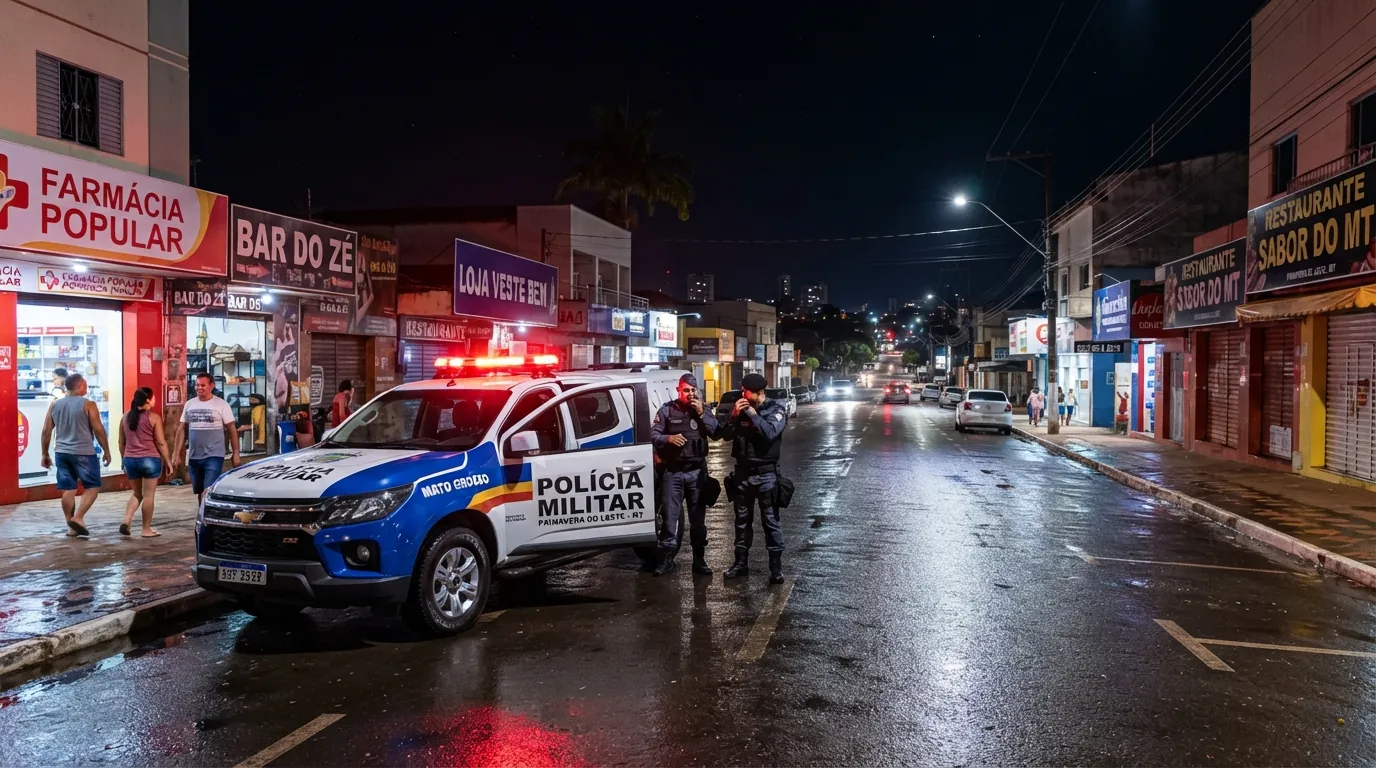 Homem é preso pela Polícia Militar após agredir, enforcar e ameaçar ex-companheira de morte em Primavera do Leste