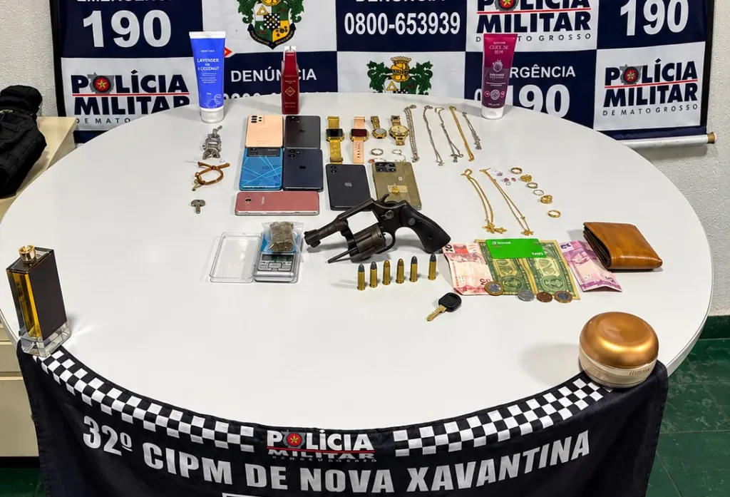 PM prende quatro suspeitos em hotel de Nova Xavantina, MT