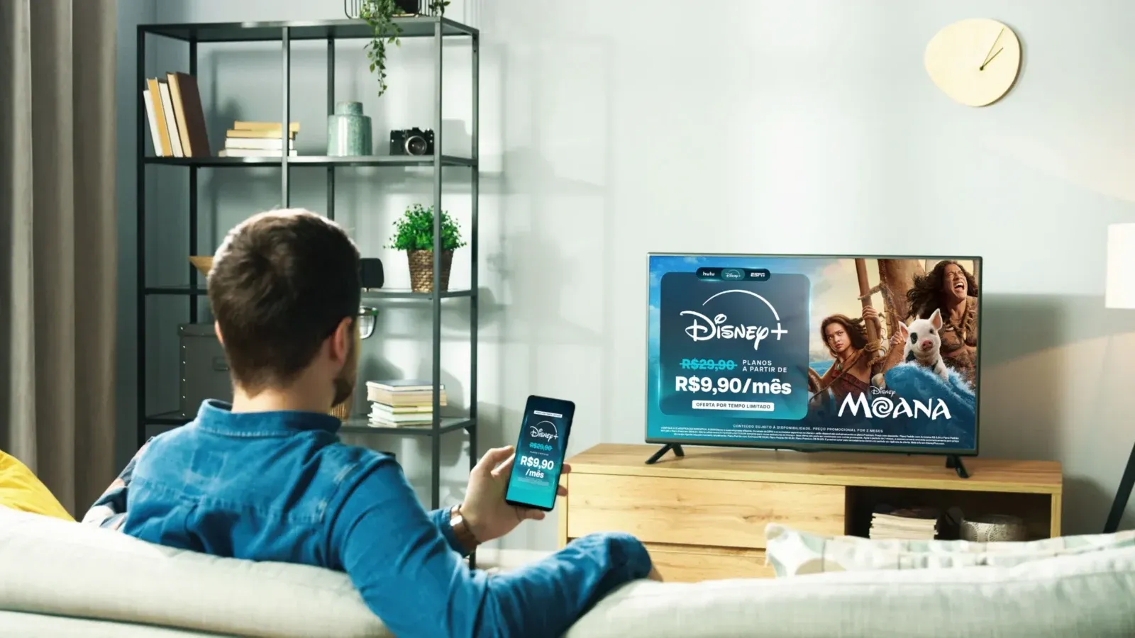 Disney+ tem planos a partir de R$ 9,90 por mês
