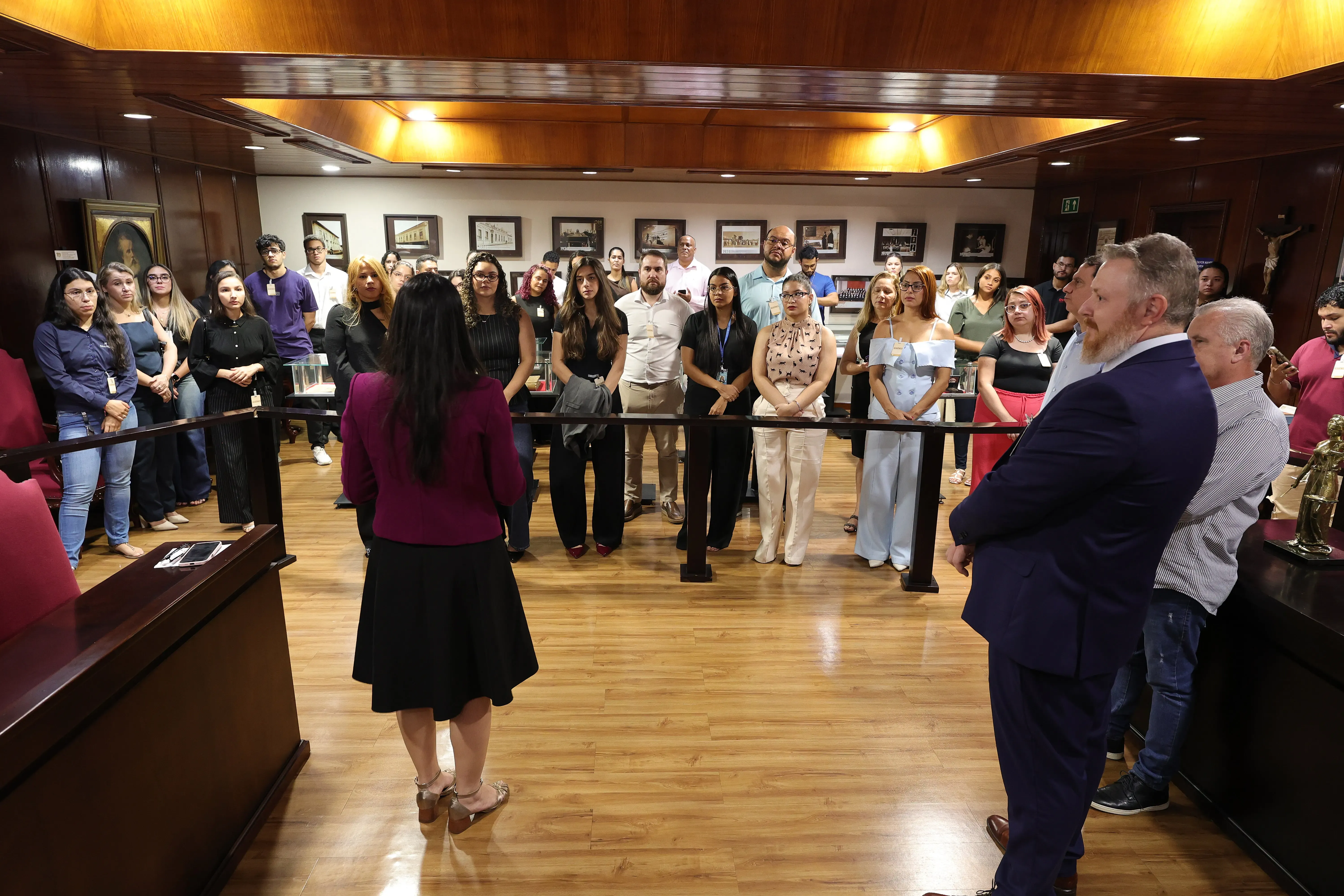 Estudantes de Direito da Unic visitam Tribunal de Justiça em Cuiabá