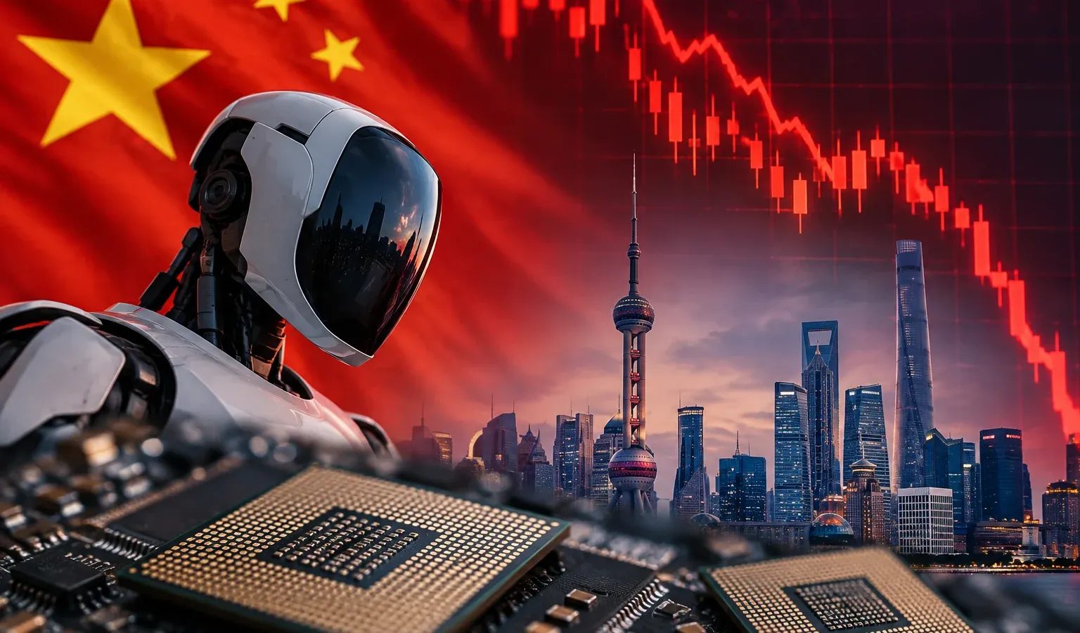 Bolha da IA na China provoca queda de 40% no STAR50