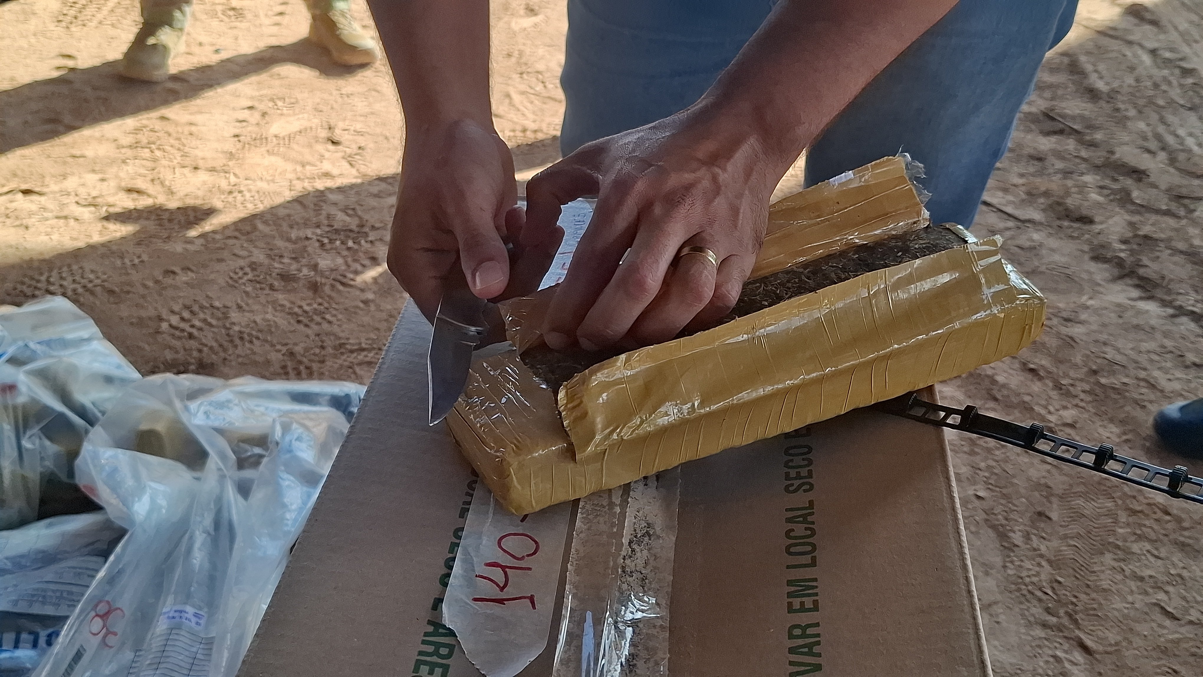 Polícia Civil, Politec e Vigilância Sanitária incineram 110 quilos de drogas em Lucas do Rio Verde