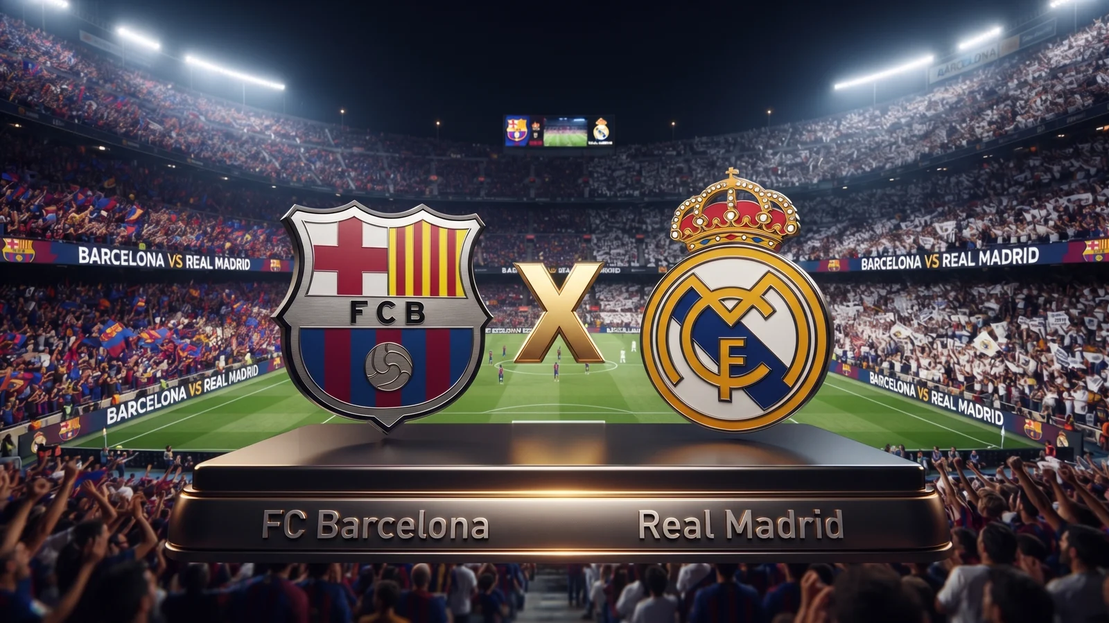 El Clásico: Barcelona x Real Madrid grátis na CazéTV