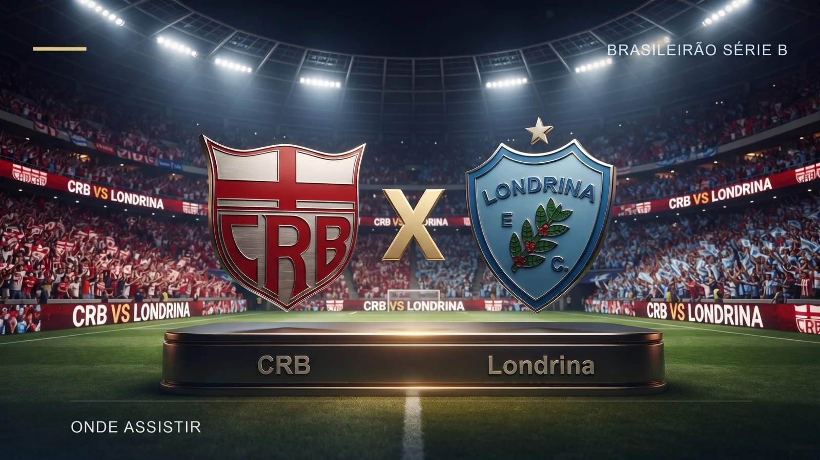 CRB x Londrina: onde assistir ao vivo pela Série B